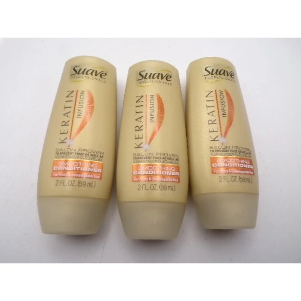 Suave Professionals Keratin Infusion Smoothing Conditioner Travel Size Three 2oz